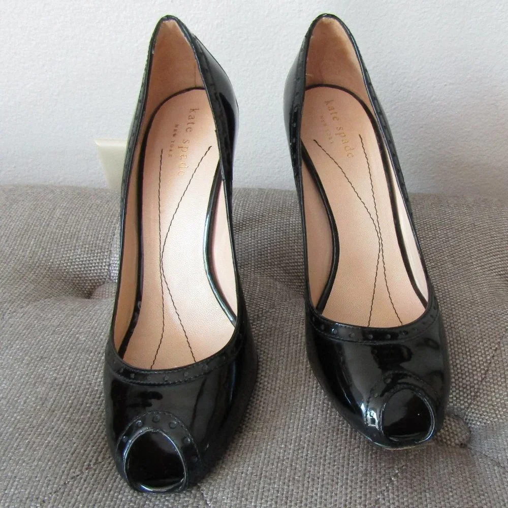 Kate Spade Giselle Oxford Leather Pumps Made in Italy Size 6